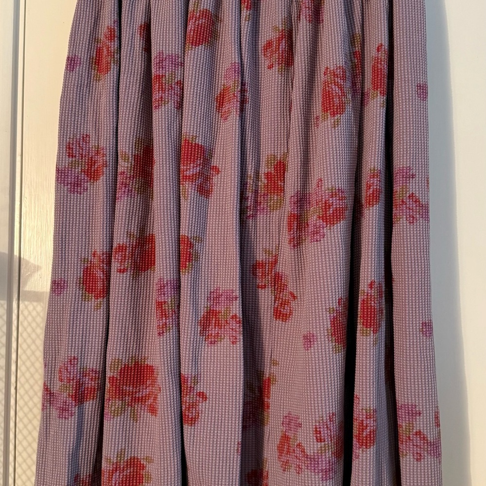Floral Purple Skirt